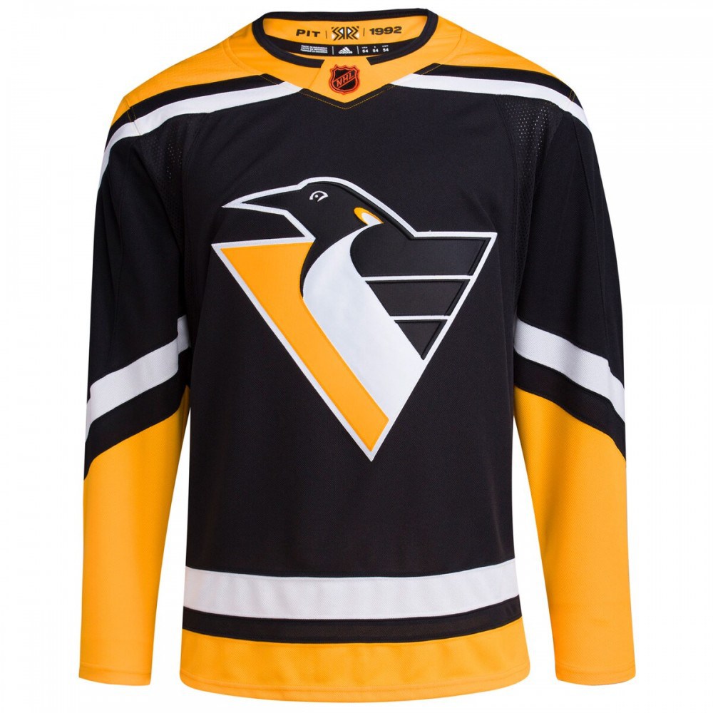 Pittsburgh Penguins adidas Reverse Retro 2.0 Authentic Blank Jersey - Black-Pro Kit Vault | Brand New 26/27 Sports Jerseys